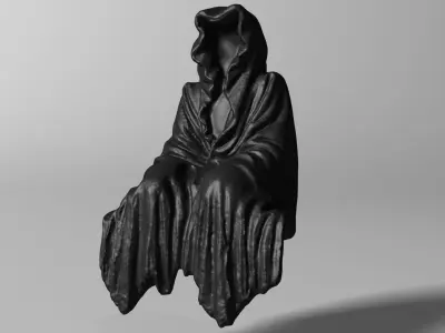 Sitting Reaper 3D model