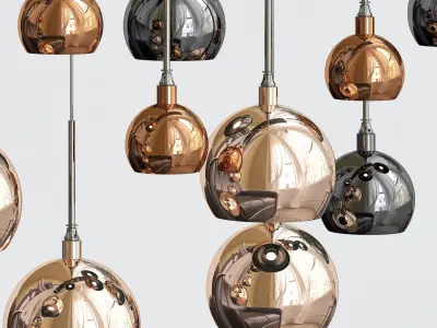 Dar AUR6264 Aurelia 15 Light Bar Pendant 3D model