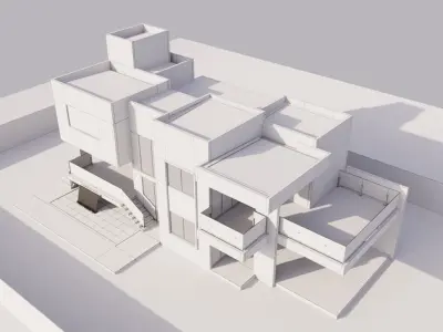 Modern House 3D model 31