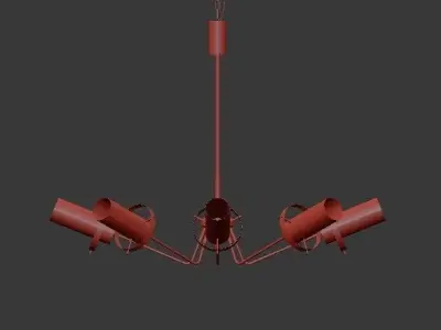 Stilnovo Modernist Chandelier 3D model