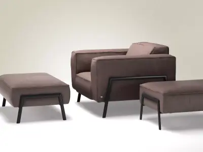 Bacio Armchair 3D model