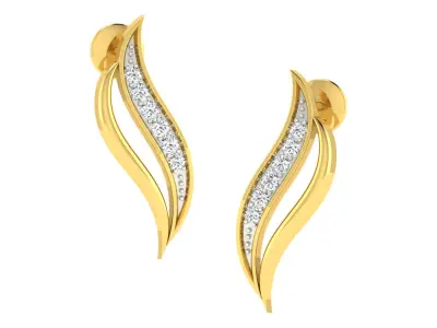 Diamond locket set for Women 3D print model buy
