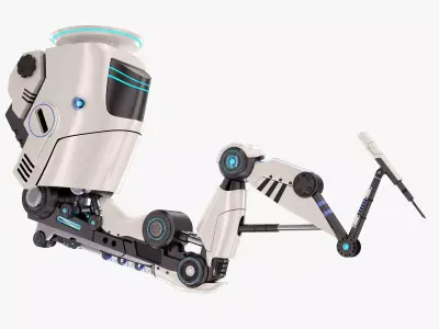 Robotic Arm Stylized 3D model