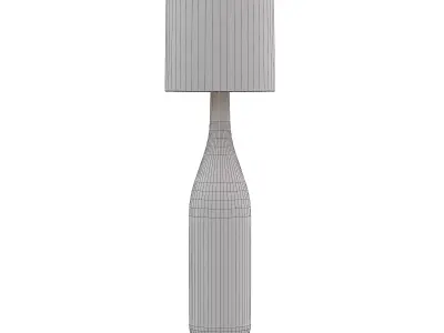 Briar Floor Lamp in Espresso 3D model