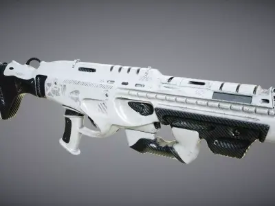 Gun Sci Fi 3D model