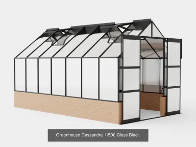 Collection of Greenhouse Cassandra - 4 models 3D Model Pack