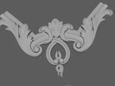Decor for furniture doors 3D model