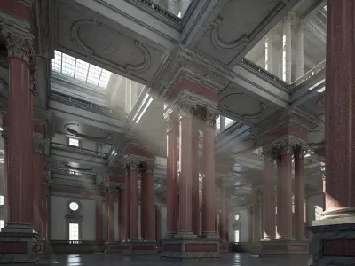 Corinthian Hall 3D model