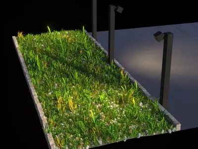 Light rock set2 3D model