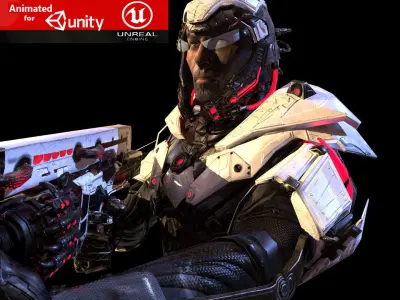 Collection of Scy fi characters 3D Model Pack