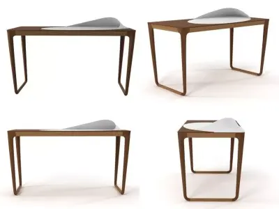 Sunday Morning Writing Desk 3D model