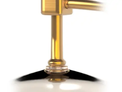 zara home LAMP WITH CRYSTAL SHADE 3D model