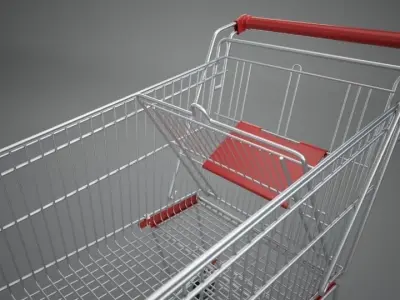 Shopping Cart 3D model