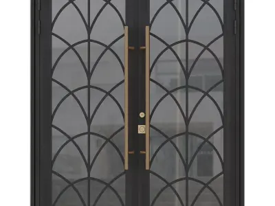 Entrance door set233 3D model