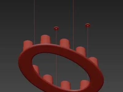 Chandelier ring 3D model