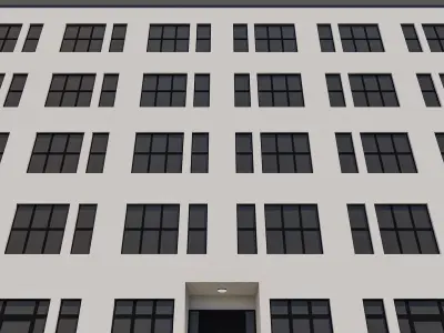 Apartment Building 006 3D model