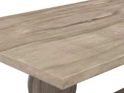 OV18040 Baxley Dining Table Light Finish 3D model