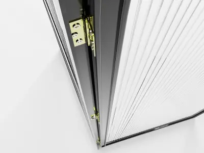 glass arch door 3D model