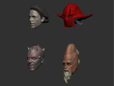 Figure Head custom 3 3D print model