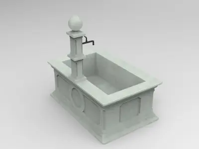 Calla Fountain 3D model