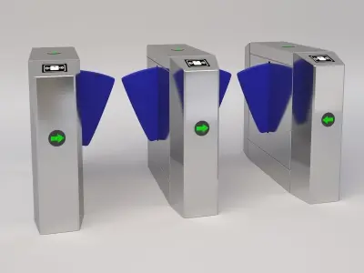 Security Barrier 3D model