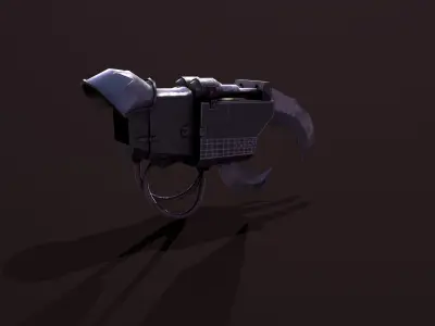 Meka Clawz  Low-poly 3D model