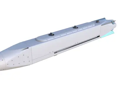 SPICE 250 Guided Bomb Low-poly 3D model