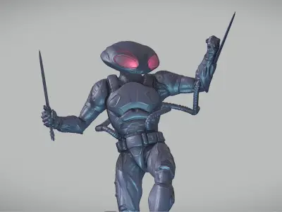 BLACK MANTA inspirited model 3D print model