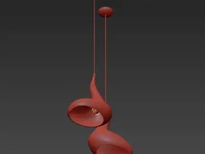 Unusual Pendant Light 3D model