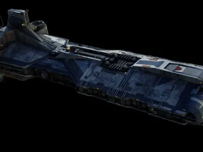 Rebel Command Ship Blue Chief and Phoenix Home  - Star Wars 3D model