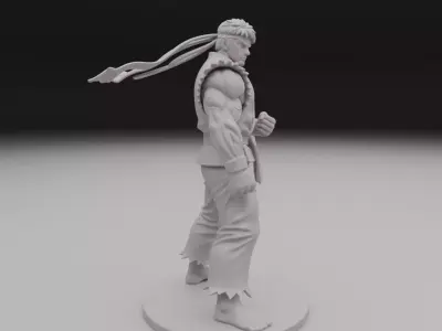 Ryu Street Fighter 3D print model purchase