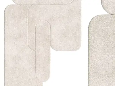 Sarsen S Area Rug 3D model