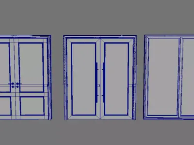 Doors - Modular Archviz Doors pack 3D model