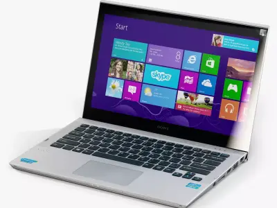 Sony VAIO SVT1312Z1R-S laptop Low-poly 3D model