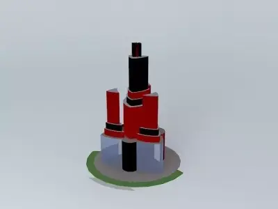 The Trio Towers 3D model