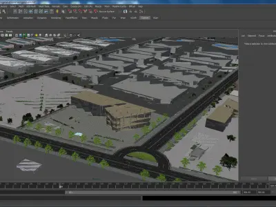 Industrial Park 3D model from CGTrader