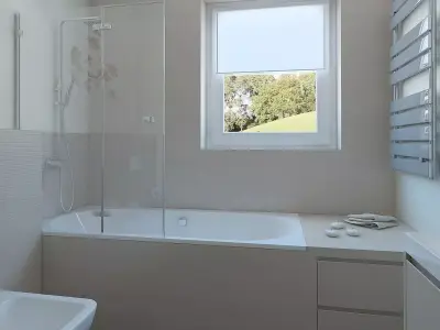 Wonderful bathroom 3D model