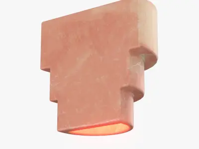 Logan Ceramic Wall Light PBR 3D model