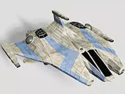 CDF Space Combat Fighter 3D model