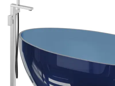 ABBER Kristall AT9702Amethyst washbasin 3D model