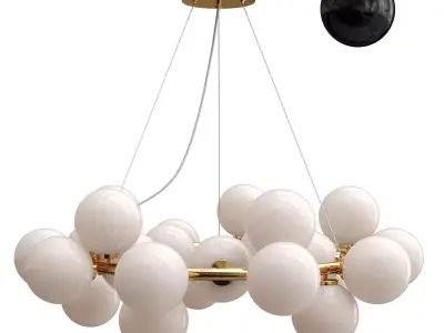 Magic Bean Chandelier 3D model
