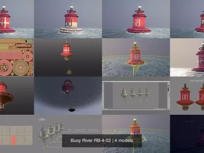 Buoy River RB-4-02 3D Model Pack