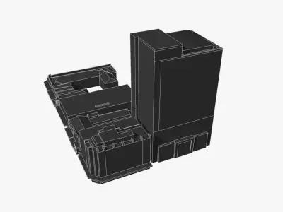 Brisbane Ibis Hotel Low-poly 3D model