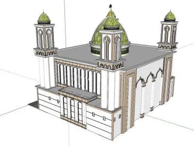 Architecture-Religion-God-Culture-Temple-0294 mosque 3D model