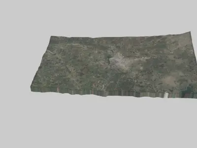 Diyarbakir City Low-poly 3D model