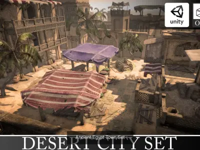 Ancient Egypt Environment Collection 3D Model Pack