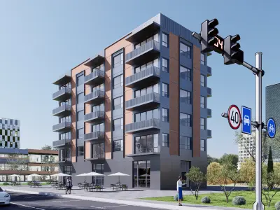 Apartment Low-poly 3D model