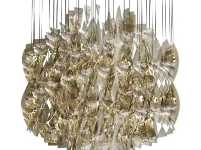 Aura chandelier 3D model