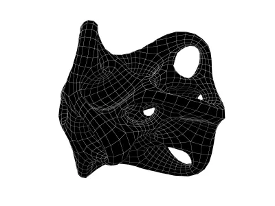 Abstract Shape v27 002 Low-poly 3D model