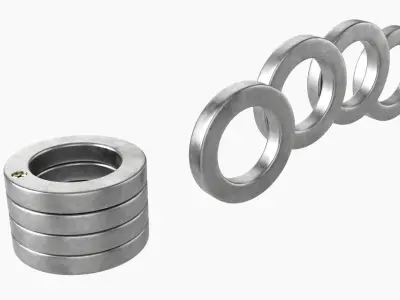 Metal knuckle foldable  3D model